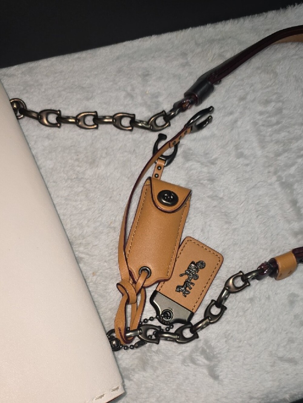 Coach 'Swagger' Quilted Rivet Chain Crossbody - Picture 12 of 13